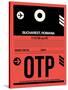 OTP Bucharest Luggage Tag I-NaxArt-Stretched Canvas