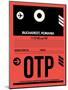 OTP Bucharest Luggage Tag I-NaxArt-Mounted Art Print