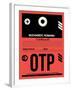 OTP Bucharest Luggage Tag I-NaxArt-Framed Art Print