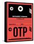 OTP Bucharest Luggage Tag I-NaxArt-Framed Stretched Canvas