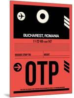 OTP Bucharest Luggage Tag I-NaxArt-Mounted Art Print