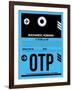 OTP Bucharest Luggage Tag II-NaxArt-Framed Art Print