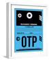 OTP Bucharest Luggage Tag II-NaxArt-Framed Art Print