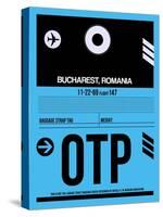 OTP Bucharest Luggage Tag II-NaxArt-Stretched Canvas