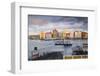 Otrobanda Ferry Terminal and Dutch Colonial Buildings on Handelskade Along Punda's Waterfront-Jane Sweeney-Framed Photographic Print