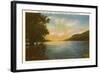 Otsego Lake, Susquehanna River, New York-null-Framed Art Print