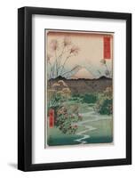 Otsuki Plain in Kai Province, from the series Thirty-six Views of Mount Fuji, 1858-Ando Hiroshige-Framed Giclee Print