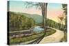 Ottauquechee River, Woodstock, Vermont-null-Stretched Canvas