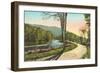 Ottauquechee River, Woodstock, Vermont-null-Framed Art Print