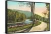 Ottauquechee River, Woodstock, Vermont-null-Framed Stretched Canvas