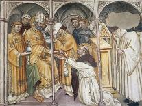 Augustine Preaching to People, Scene from Life of Saint Augustine, 1420-1425-Ottaviano Nelli-Giclee Print