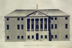 Plan of Villa Piovene in Lonedo Designed by Lugo Vicentino-Ottavio Bertotti Scamozzi-Giclee Print