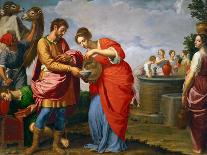 Rebecca and Eliezer at the Well - Ottavio Vannini (1585-1643). Oil on Canvas, C. 1626. Dimension :-Ottavio Vannini-Giclee Print