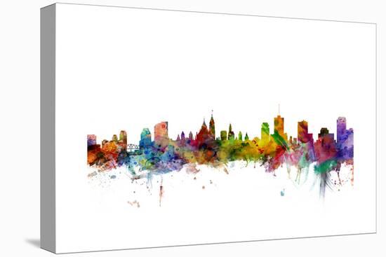 Ottawa Canada Skyline-Michael Tompsett-Stretched Canvas