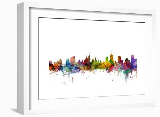 Ottawa Canada Skyline-Michael Tompsett-Framed Art Print