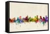 Ottawa Canda Skyline-Michael Tompsett-Framed Stretched Canvas