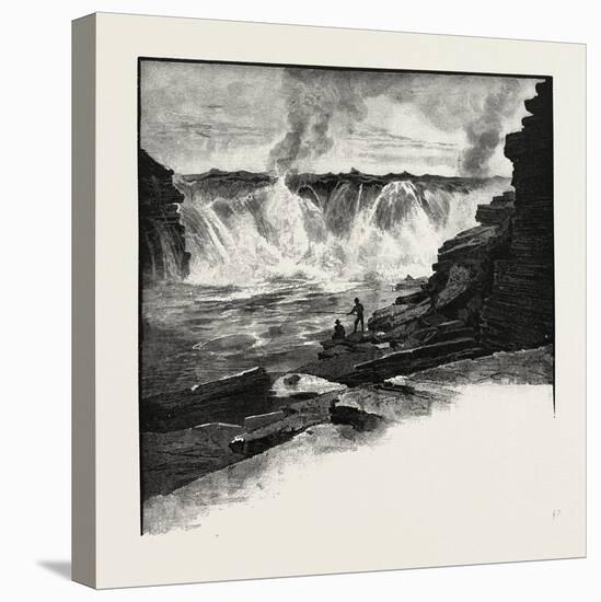 Ottawa, Chaudiere Falls, Canada, Nineteenth Century-null-Stretched Canvas