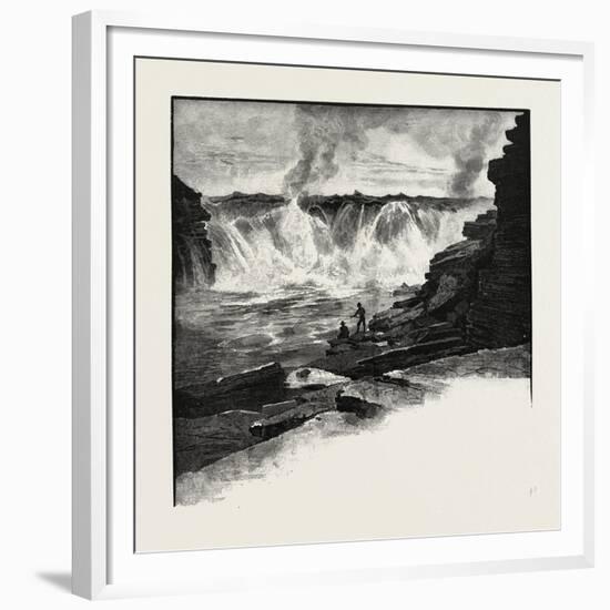 Ottawa, Chaudiere Falls, Canada, Nineteenth Century-null-Framed Giclee Print