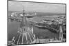 Ottawa Cityscape in the Day over River with Historical Architecture Black and White.-Songquan Deng-Mounted Photographic Print