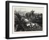 Ottawa, Crib of Timber Running the Slide, Canada, Nineteenth Century-null-Framed Giclee Print