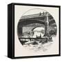 Ottawa, Head of the Locks, Rideau Canal, Canada, Nineteenth Century-null-Framed Stretched Canvas