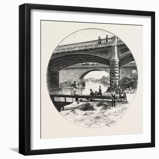 Ottawa, Head of the Locks, Rideau Canal, Canada, Nineteenth Century-null-Framed Giclee Print