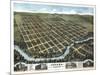 Ottawa, Kansas - Panoramic Map-Lantern Press-Mounted Art Print