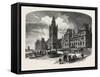 Ottawa, Main Buildings, Houses of Parliament, Canada, Nineteenth Century-null-Framed Stretched Canvas