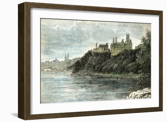 Ottawa Parliament Canada 1873-null-Framed Giclee Print