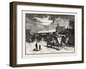 Ottawa, Rideau Canal Locks, Canada, Nineteenth Century-null-Framed Giclee Print