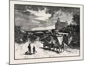 Ottawa, Rideau Canal Locks, Canada, Nineteenth Century-null-Mounted Giclee Print