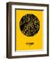 Ottawa Street Map Yellow-NaxArt-Framed Art Print