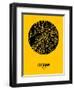 Ottawa Street Map Yellow-NaxArt-Framed Art Print