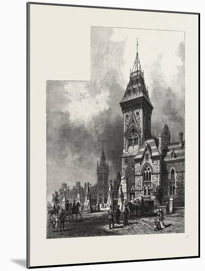 Ottawa, Tower of Eastern Block, Departmental Buildings, Canada, Nineteenth Century-null-Mounted Giclee Print