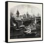 Ottawa, under Dufferin Bridge, Canada, Nineteenth Century-null-Framed Stretched Canvas