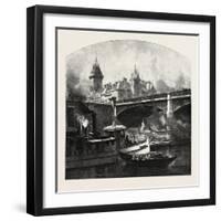 Ottawa, under Dufferin Bridge, Canada, Nineteenth Century-null-Framed Giclee Print