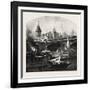 Ottawa, under Dufferin Bridge, Canada, Nineteenth Century-null-Framed Giclee Print