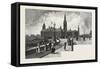 Ottawa, Western Block, Departmental Buildings, Canada, Nineteenth Century-null-Framed Stretched Canvas