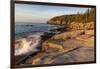 Otter Cliffs at sunrise in Acadia National Park, Maine, USA-Chuck Haney-Framed Photographic Print