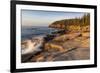 Otter Cliffs at sunrise in Acadia National Park, Maine, USA-Chuck Haney-Framed Photographic Print