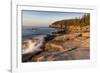 Otter Cliffs at sunrise in Acadia National Park, Maine, USA-Chuck Haney-Framed Photographic Print