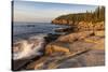 Otter Cliffs at sunrise in Acadia National Park, Maine, USA-Chuck Haney-Stretched Canvas