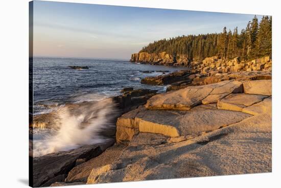 Otter Cliffs at sunrise in Acadia National Park, Maine, USA-Chuck Haney-Stretched Canvas