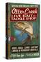 Otter Creek, Vermont - Tackle Shop-Lantern Press-Stretched Canvas