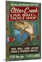 Otter Creek, Vermont - Tackle Shop-Lantern Press-Mounted Art Print