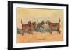 Otter Hounds-Thomas Ivester Llyod-Framed Art Print