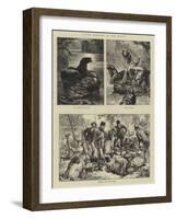 Otter Hunting in the North-Basil Bradley-Framed Giclee Print