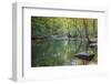 Otter Lake Creek boulders and reflections, Blue Ridge Parkway, Smoky Mountains, USA.-Anna Miller-Framed Photographic Print