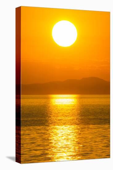 Otter Point at Sunset, Cape Maclear, Lake Malawi, Malawi, Africa-Michael Runkel-Stretched Canvas
