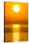 Otter Point at Sunset, Cape Maclear, Lake Malawi, Malawi, Africa-Michael Runkel-Stretched Canvas